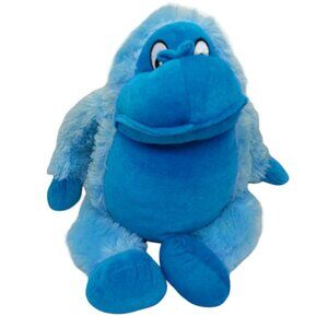 Fun Express Plush Stuffed Animal Blue Gorilla Ape Chimp sewn eyes 15" Zaoyo 2017
